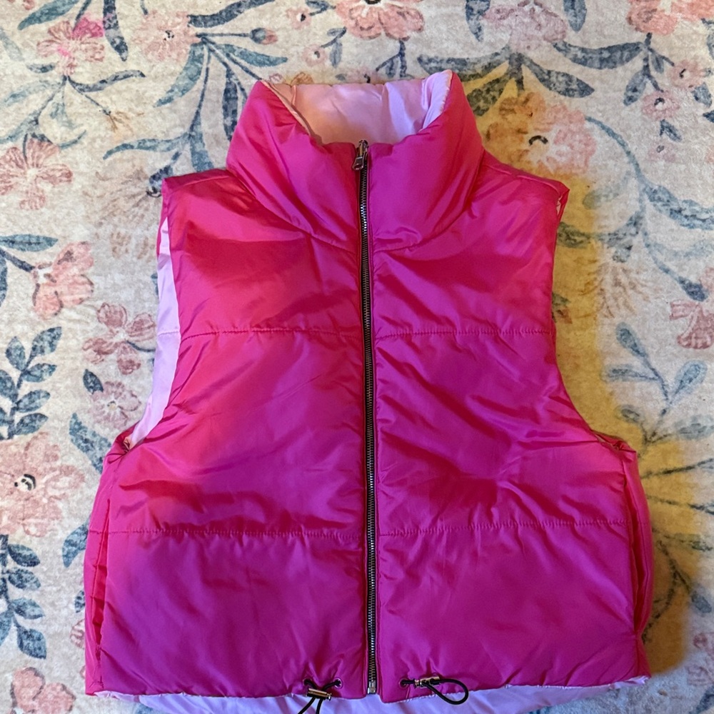 Pink Puffer Vest